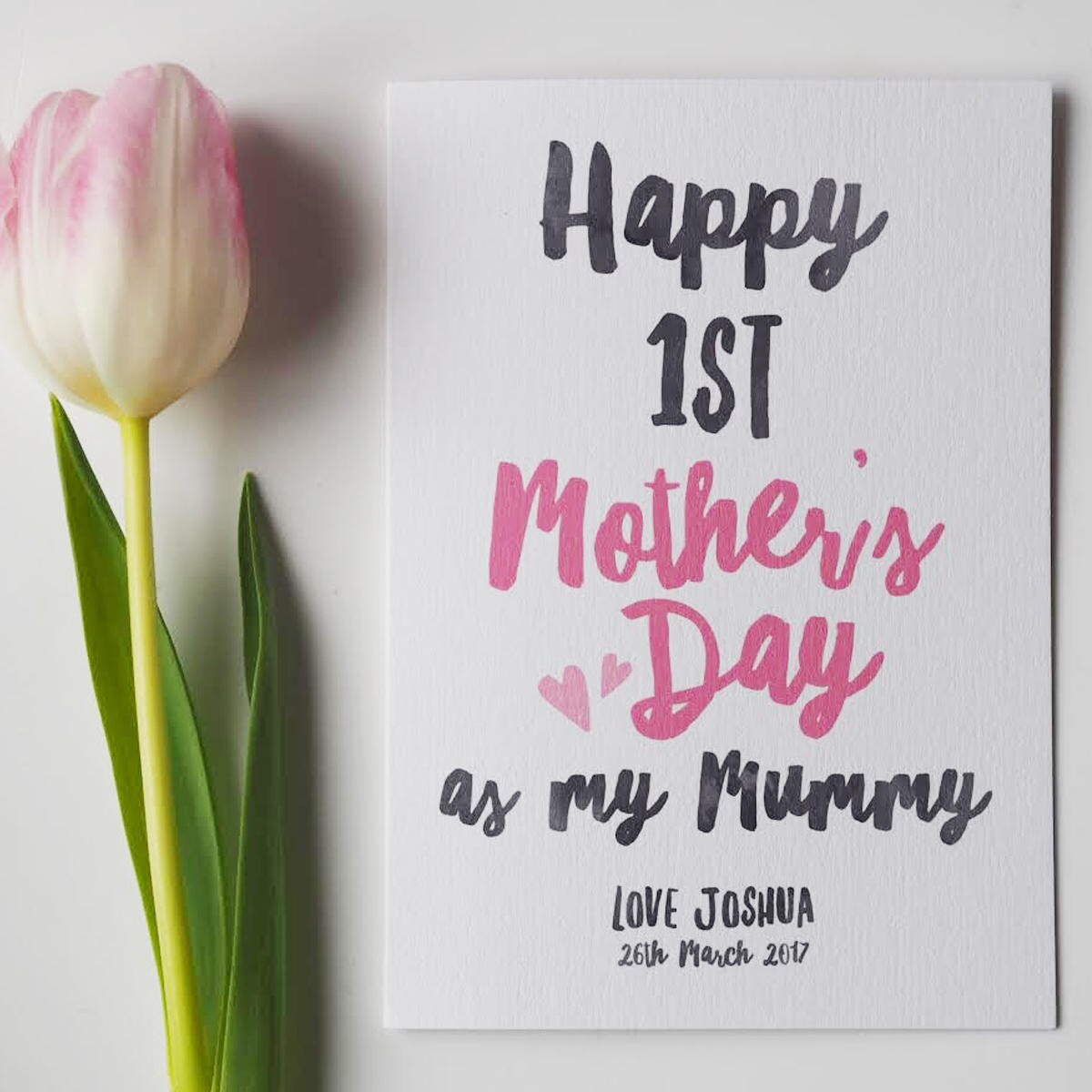 Personalised First Mother's Day Card
