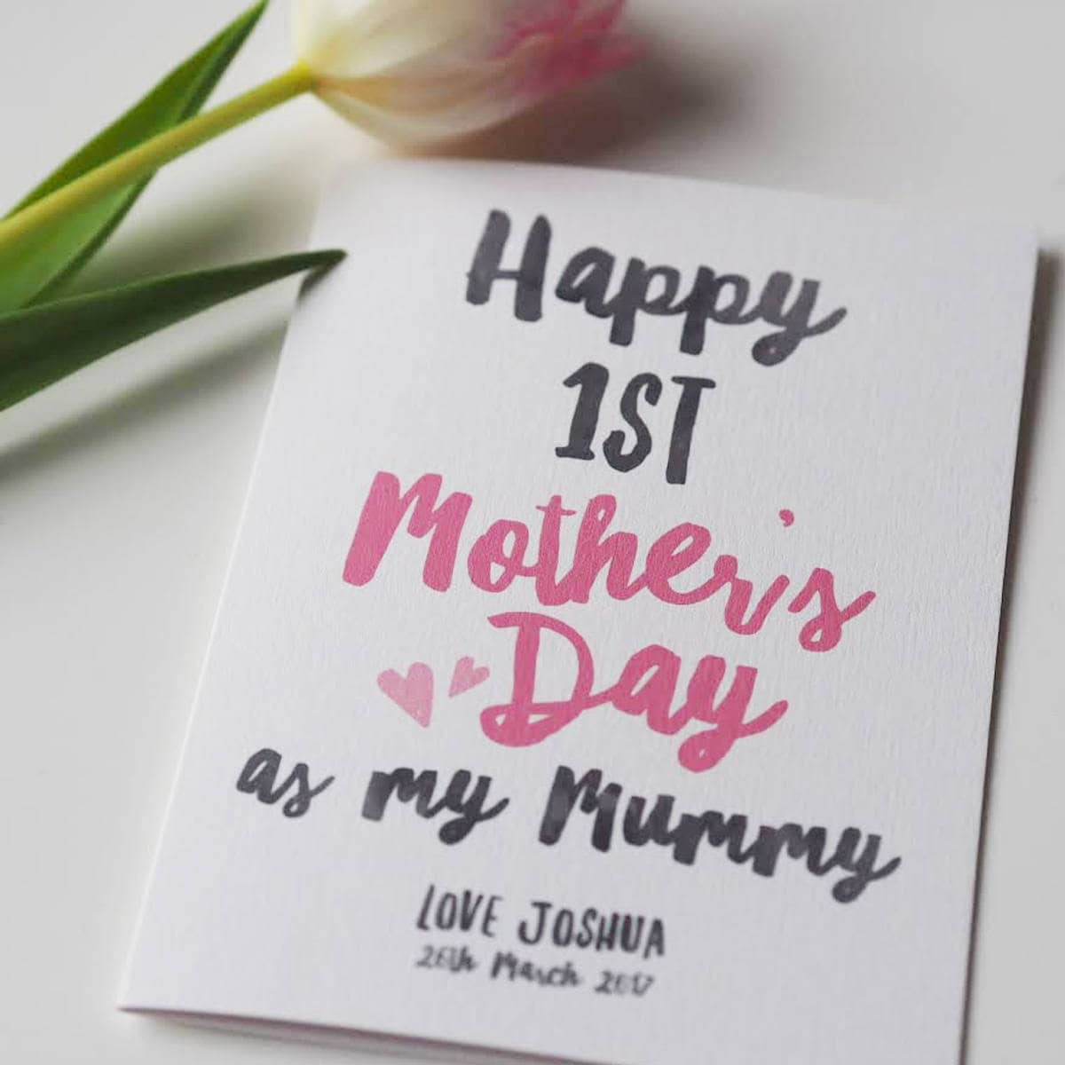 Personalised First Mother's Day Card