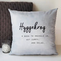 Hygge Cushion - Hyggekrog cushion - Hyggekrog definition cushion - Hygge - Typography Quote Cushion - Quote Cushion - Interiors