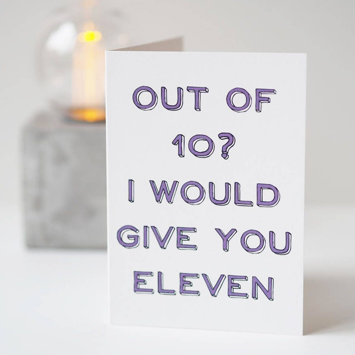 Out of 10 Stranger Things Valentine's Day Card - Funny Valentine's Day Card - Stranger Things Card - Anniversary Card - Valentines Card