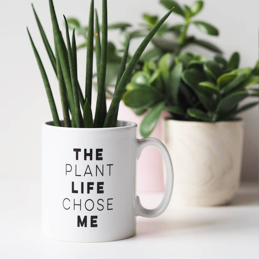 The Plant Life Chose Me Mug - Mug Gift for Plant Lover - Plant Quote Mug - Funny Mug - Mug Gift - Plant Mug