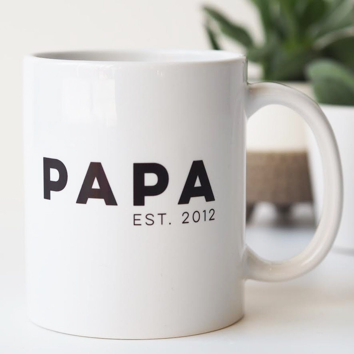 Personalised PAPA Est. Father's Day My For Daddy