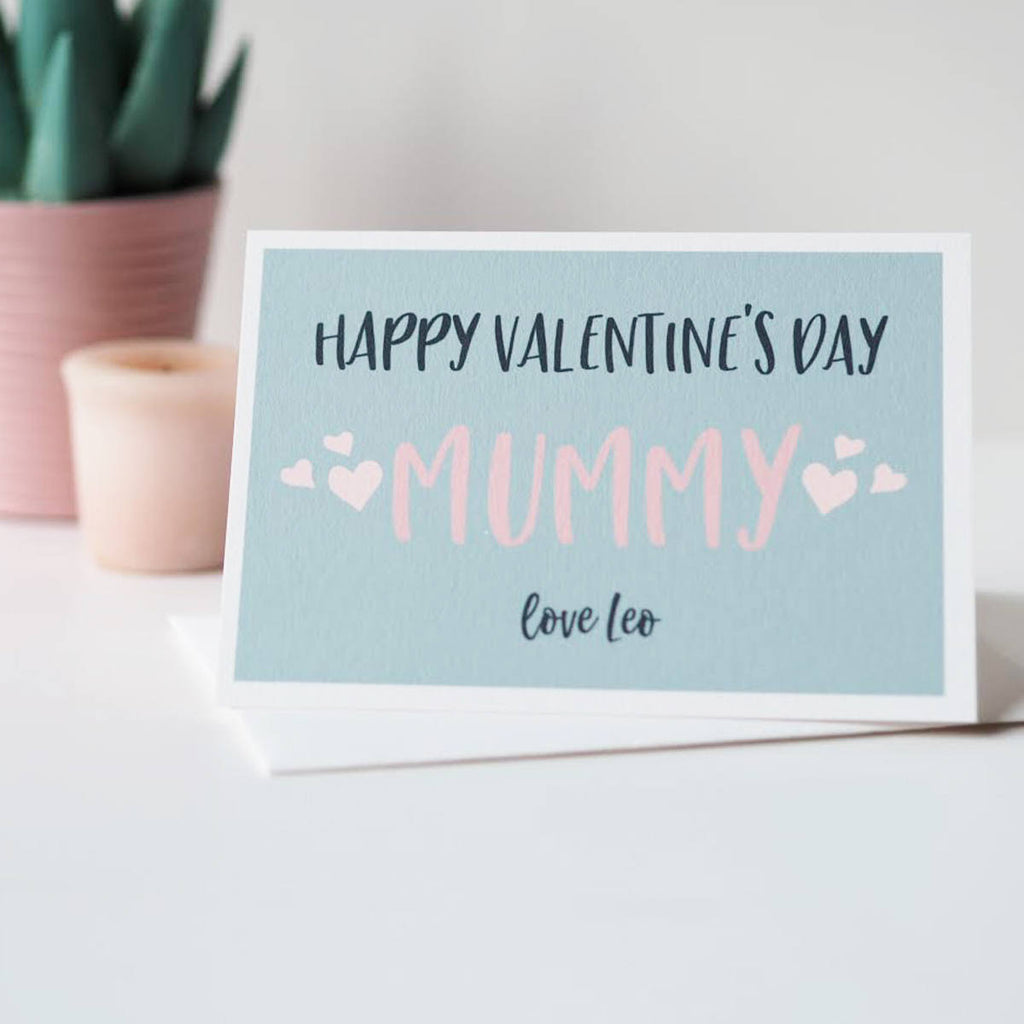 Personalised Valentines Day Card for Mummy- Valentines Card for Mum - Mummy Valentines Day Card - Valentines Card - Personalised Card