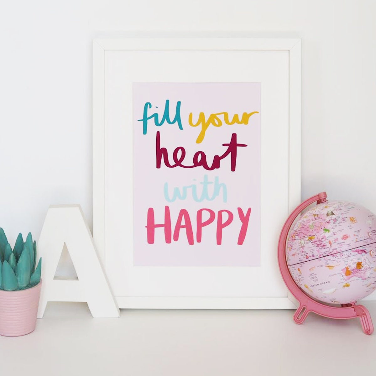 Fill Your Heart With Happy Kids Print