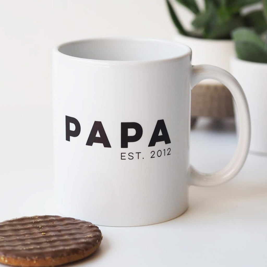 Personalised PAPA Est. Father's Day My For Daddy