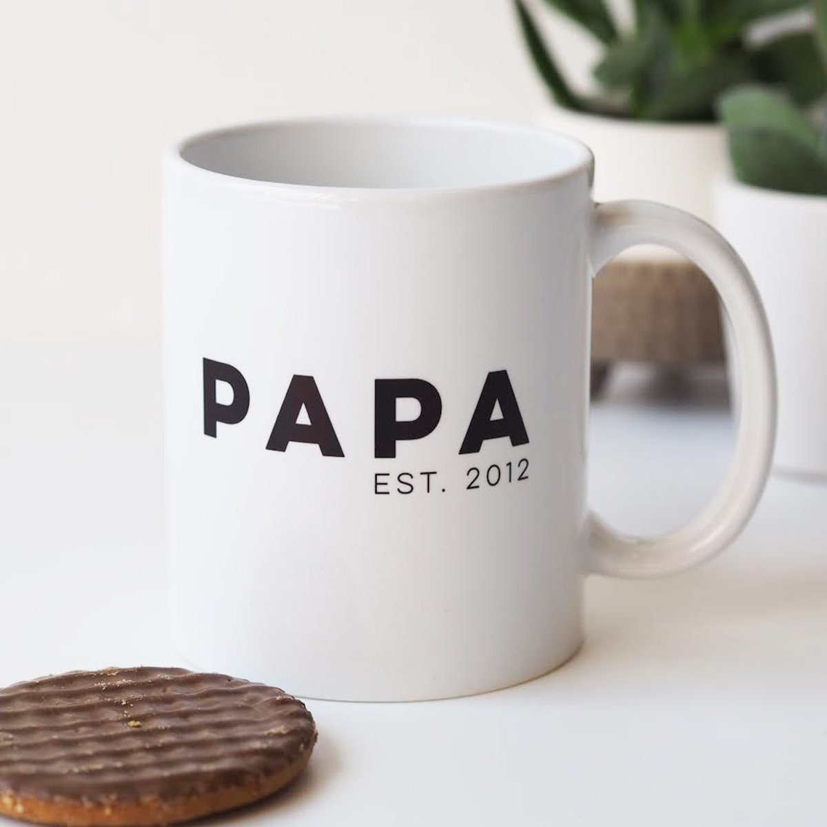 Personalised PAPA Est. Father's Day My For Daddy