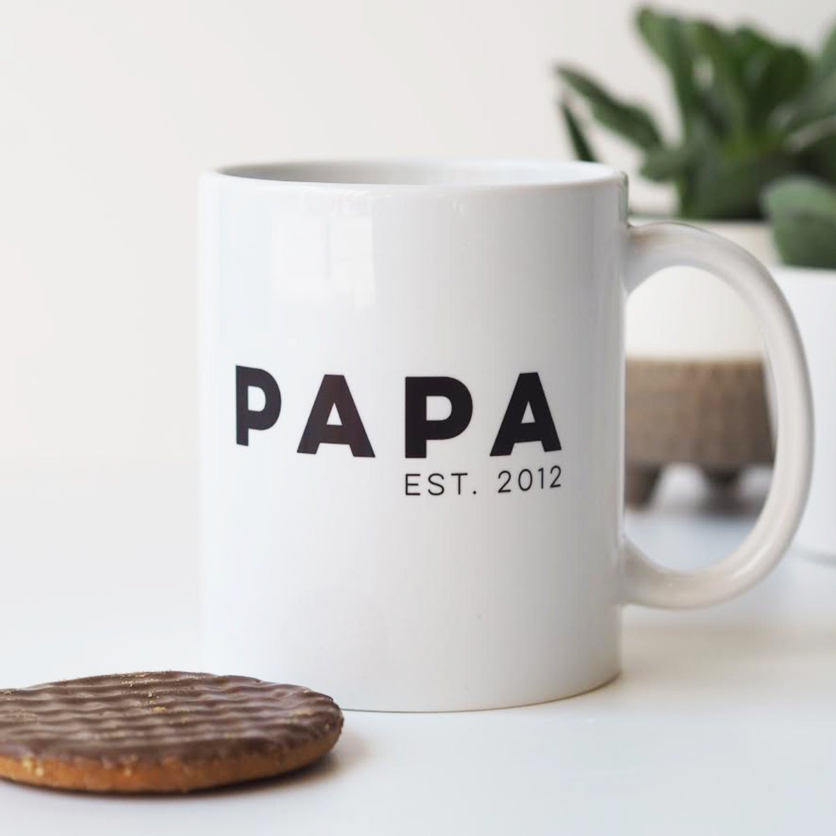 Personalised PAPA Est. Father's Day My For Daddy