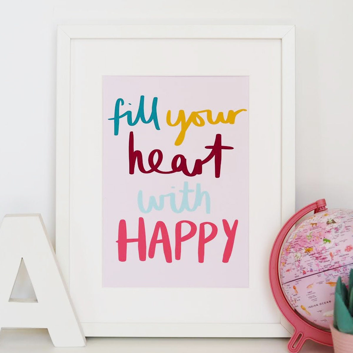 Fill Your Heart With Happy Kids Print