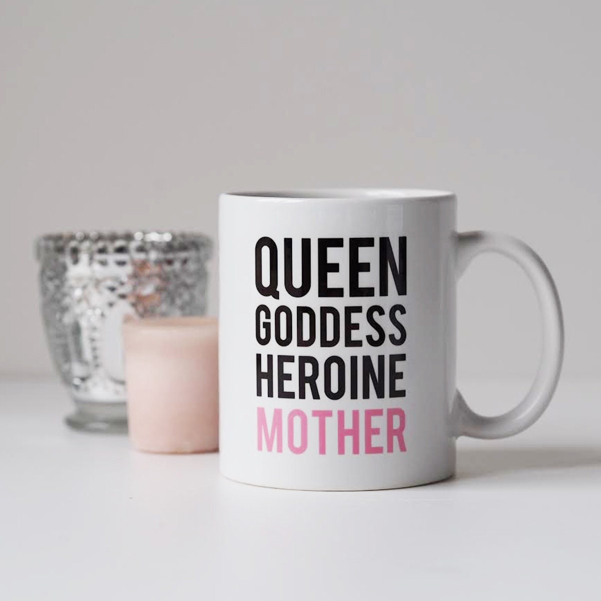 Queen Goddess Heroine Mother Mug Gift For Mum -  Mother's Day Gift - Gift for Mother - Mug For Mum - New Mum Gift - Mummy Gift - Queen