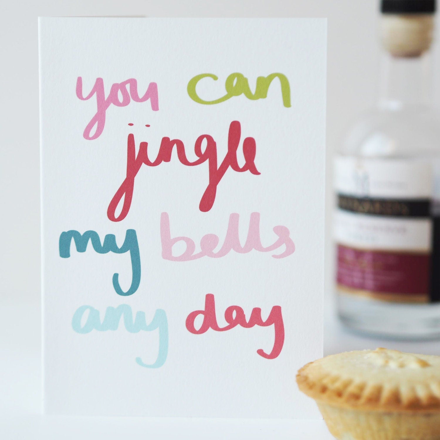 Jingle My Bells - Naughty Christmas Card - Funny Christmas Card - Christmas Card - Rude Christmas Card - Christmas Card for Wife