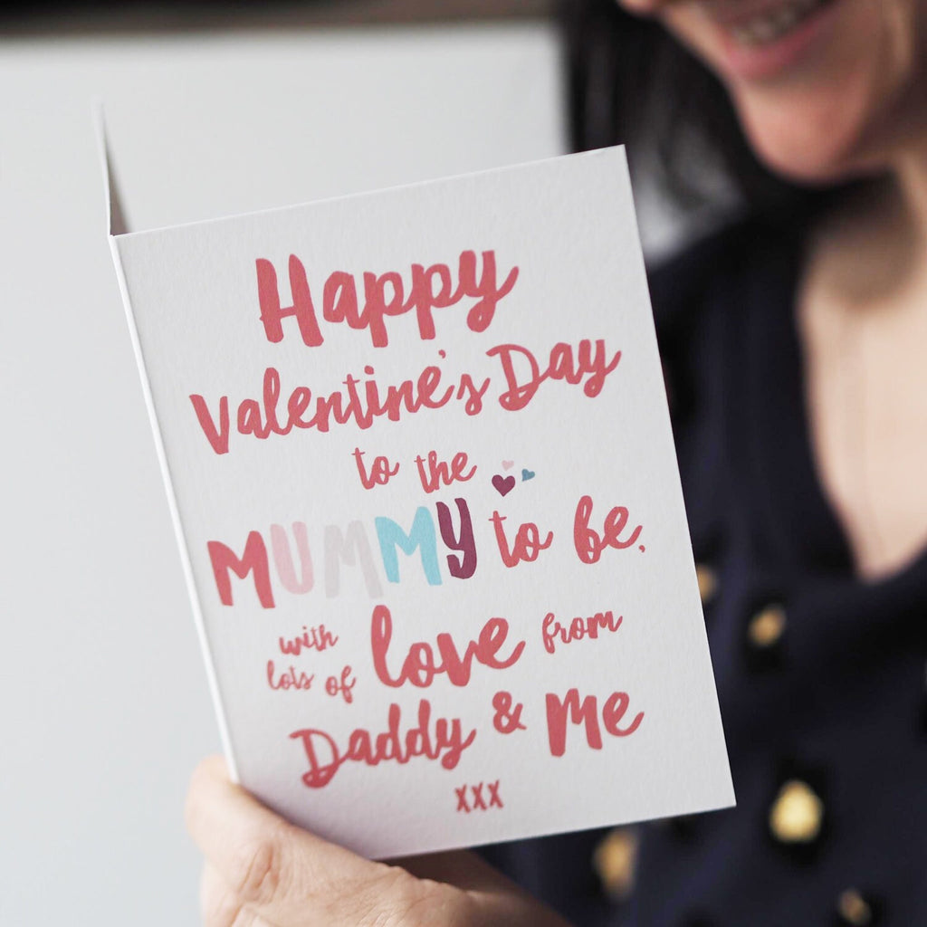 Mummy To Be Valentine's Day Card - Valentine's Day Card From The Bump