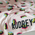 Personalised Name Leopard Print Blanket - Leopard Print Blanket - Personalised Blanket - Snuggly Blanket - Fleece Blanket - Leopard Print
