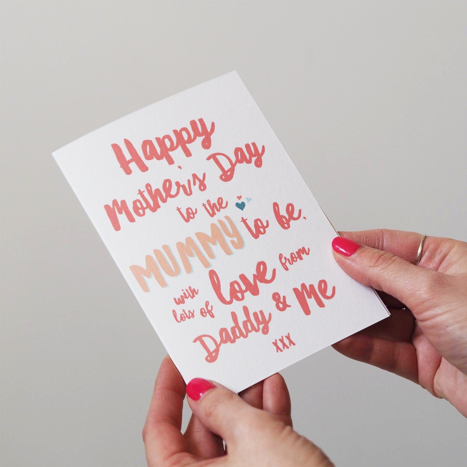 Mummy To Be Mother's Day Card - Mum To Be - Mother's Day Card - Card for Mum - Card For Mummy - New Mum Card - Mummy To Be - Sweetlove Press