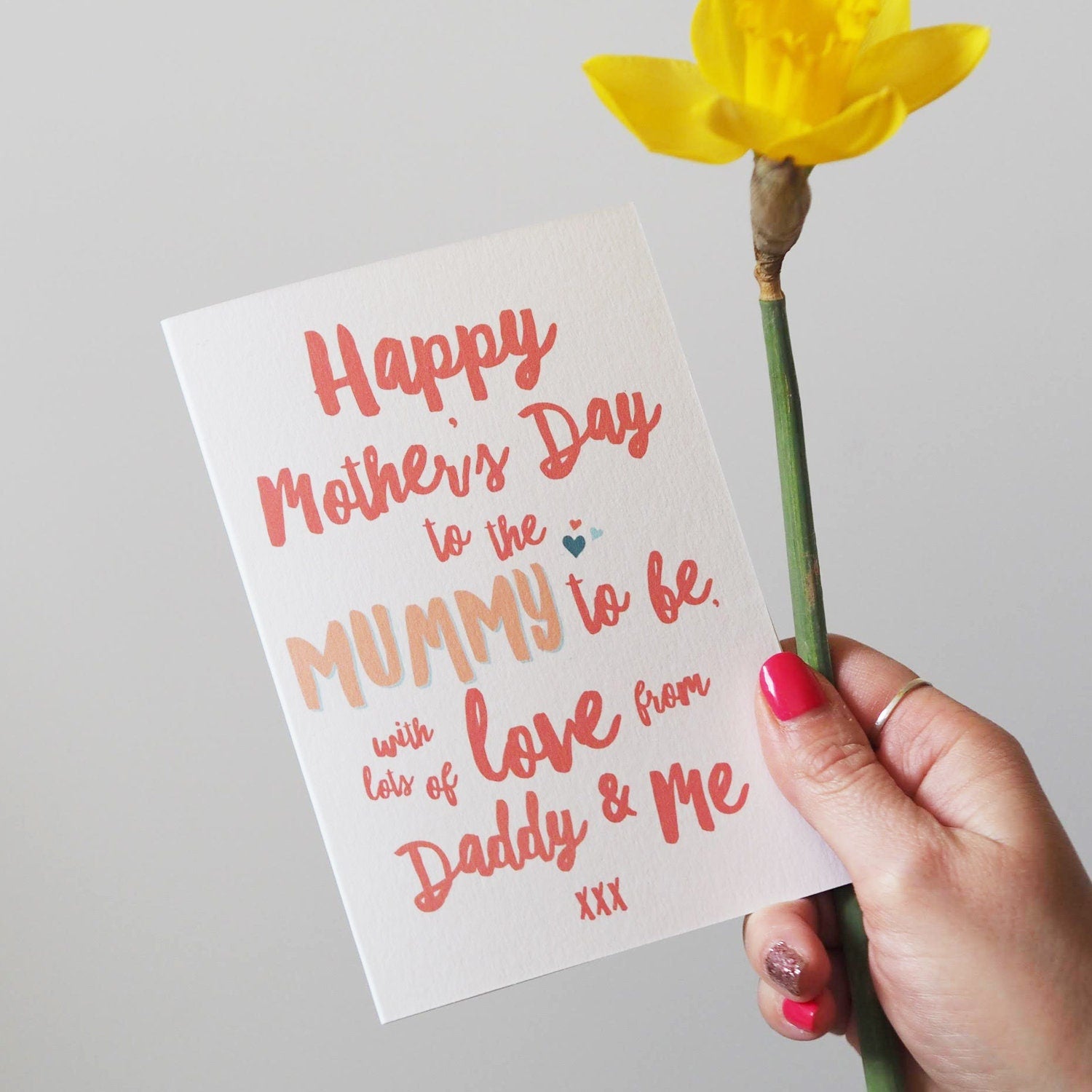 Mummy To Be Mother's Day Card - Mum To Be - Mother's Day Card - Card for Mum - Card For Mummy - New Mum Card - Mummy To Be - Sweetlove Press