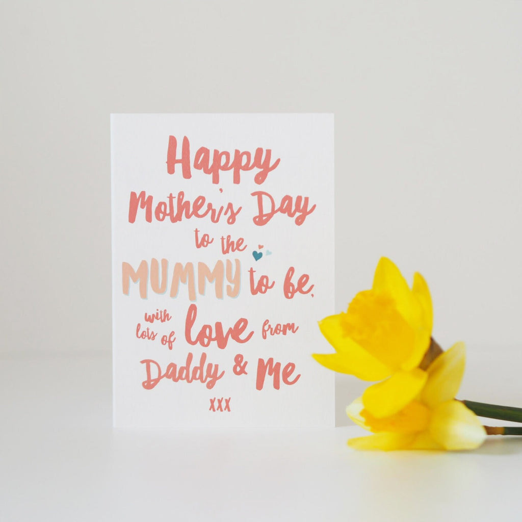 Mummy To Be Mother's Day Card - Mum To Be - Mother's Day Card - Card for Mum - Card For Mummy - New Mum Card - Mummy To Be - Sweetlove Press