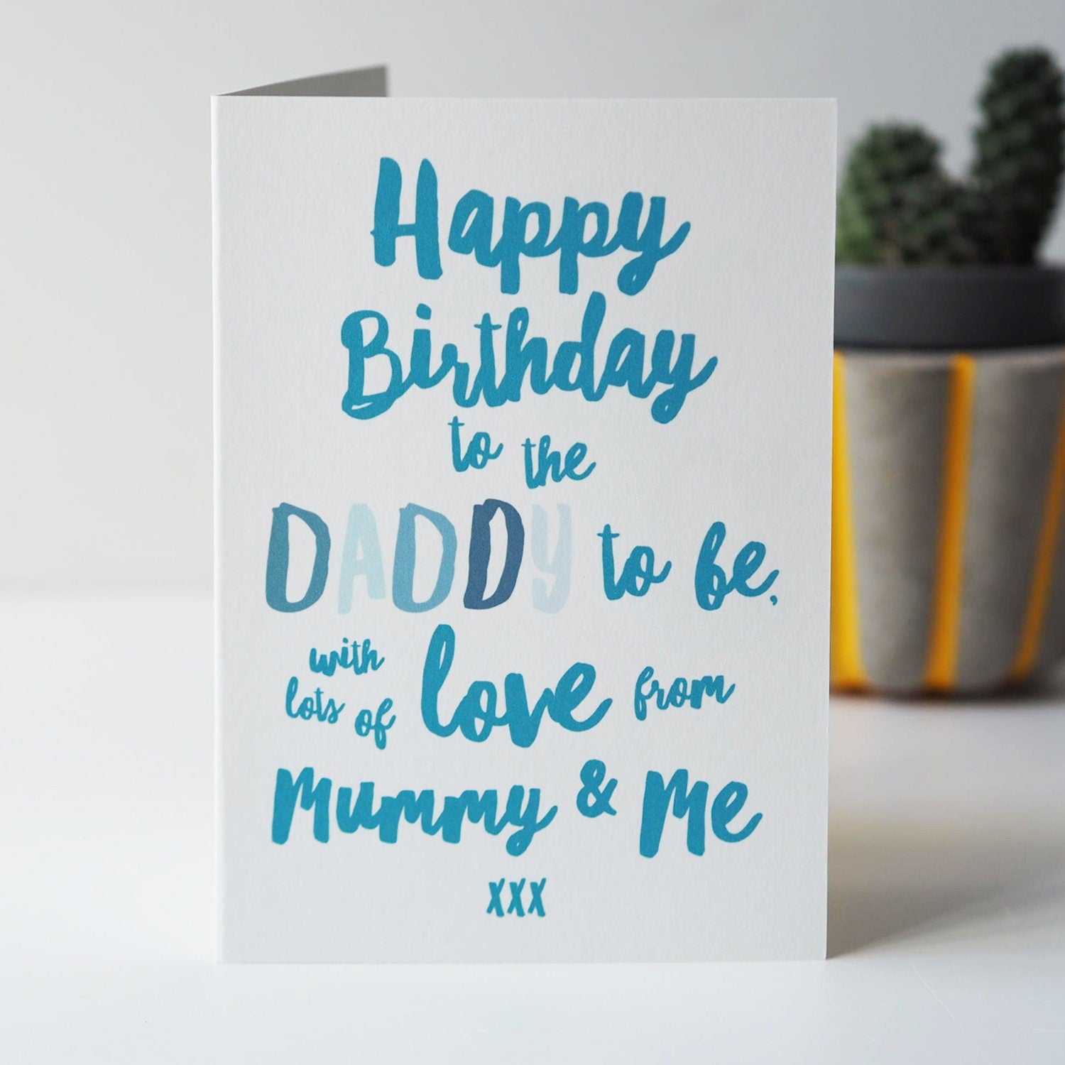 Daddy To Be Birthday Card from Baby Bump