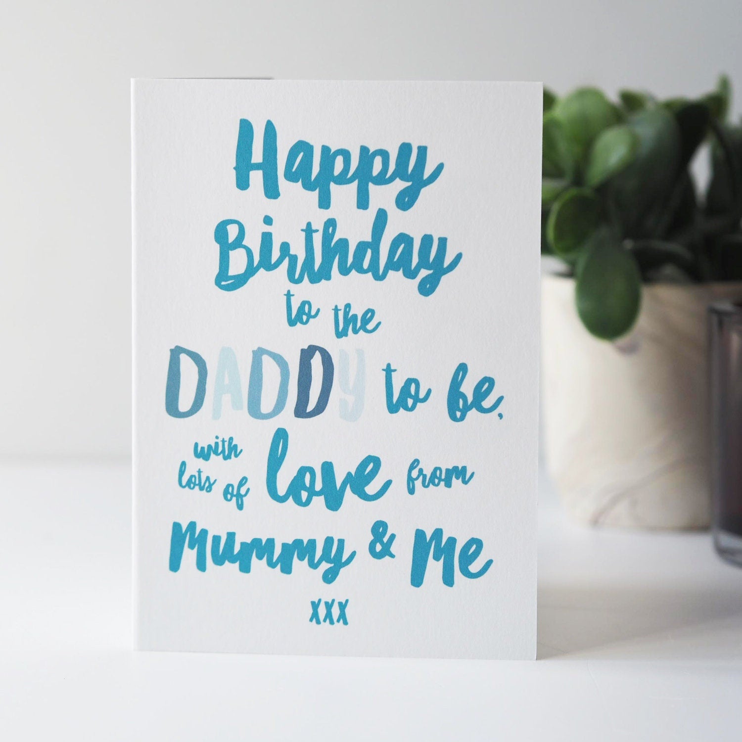 Daddy To Be Birthday Card from Baby Bump