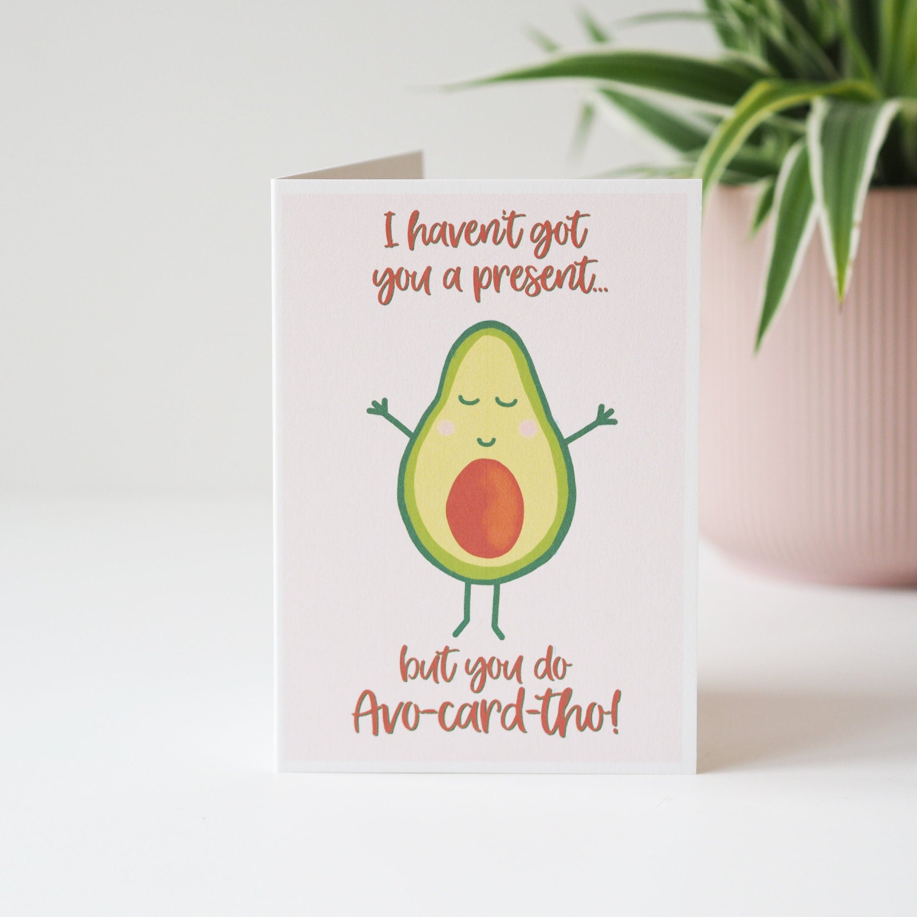 Funny Avocado Pun Birthday Card