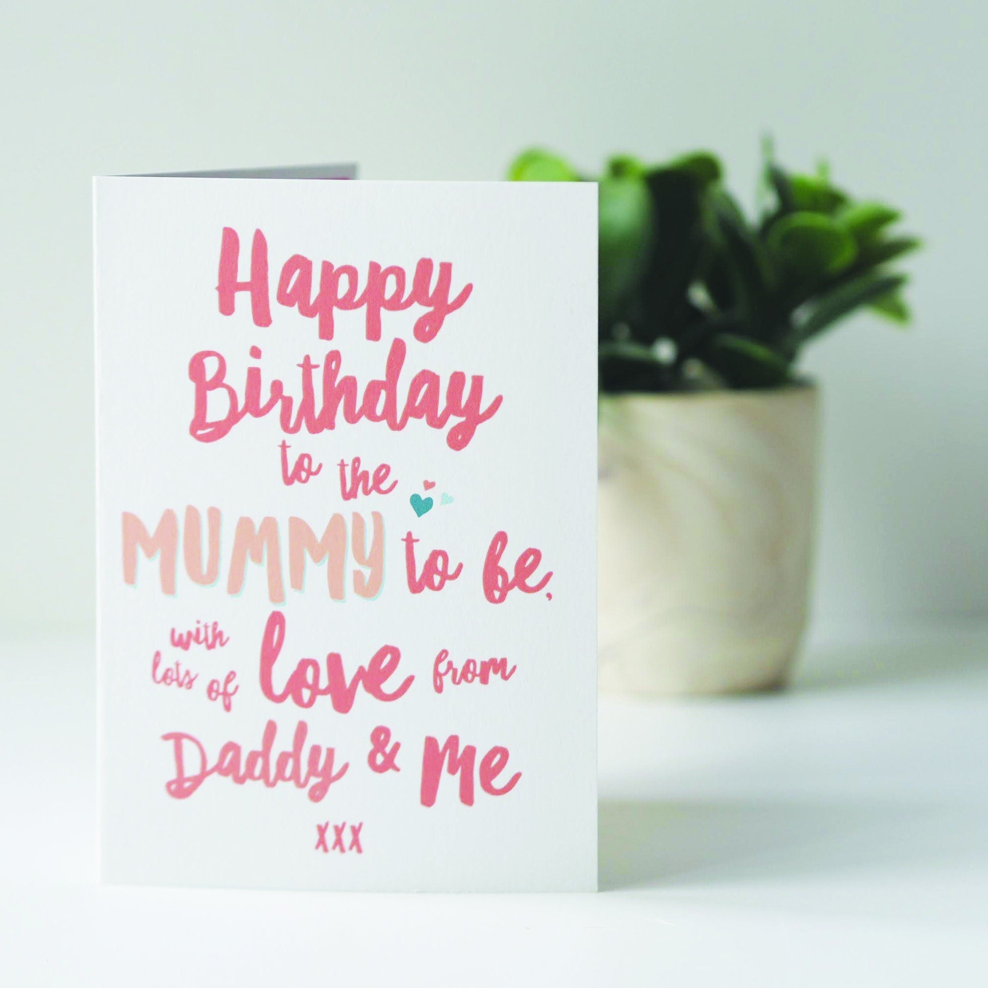 Mummy To Be Birthday Card from Baby Bump