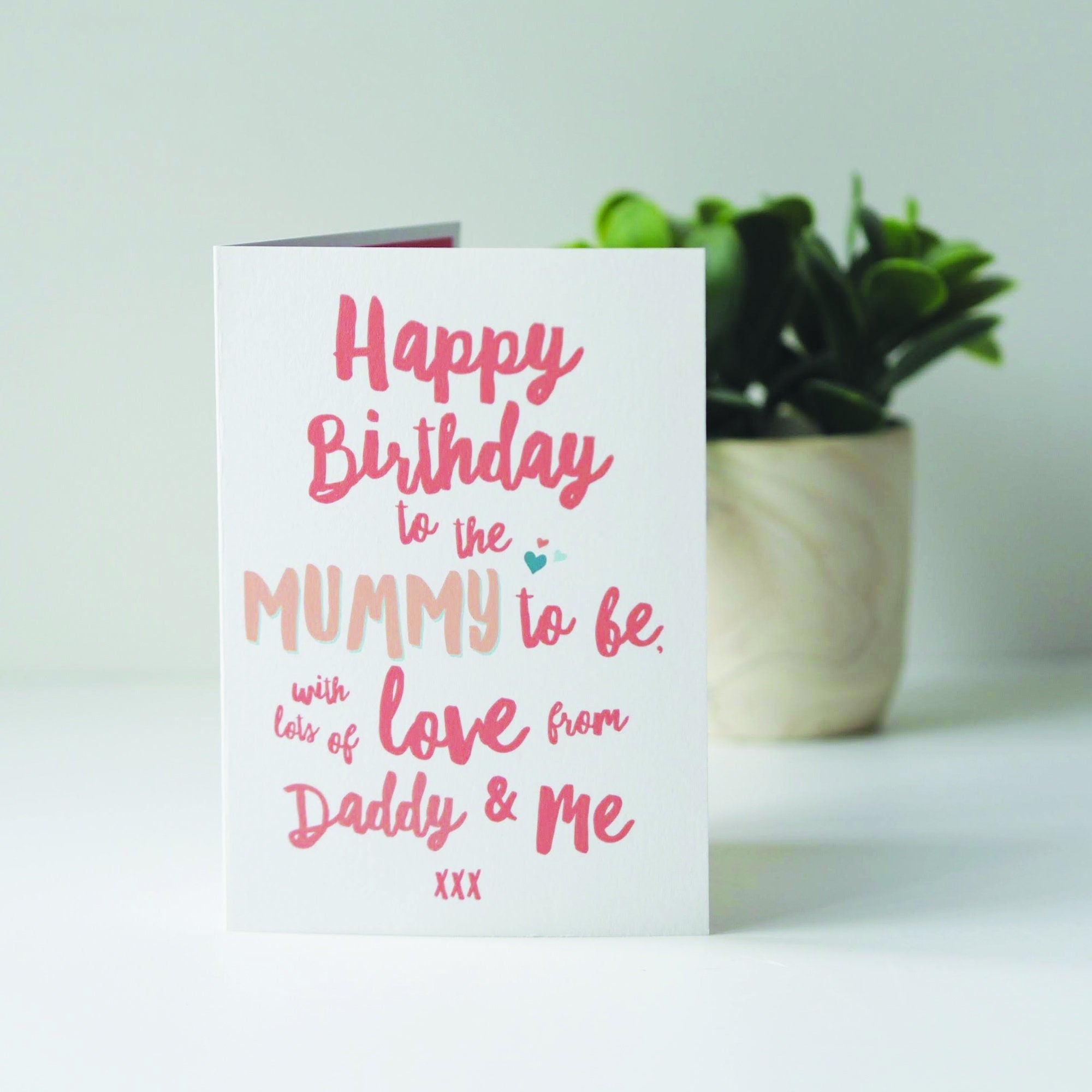 Mummy To Be Birthday Card from Baby Bump