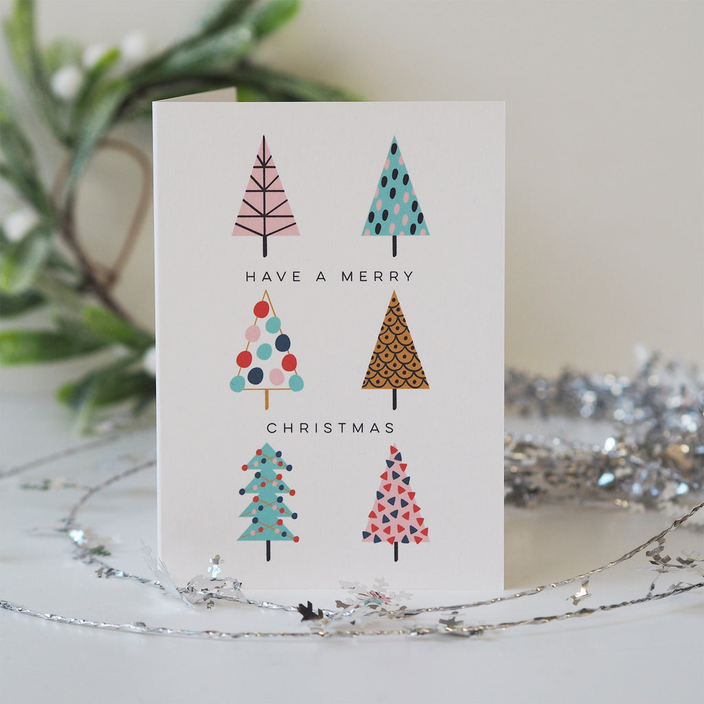 Have A Merry Christmas Card - Christmas Tree Card - Christmas Card