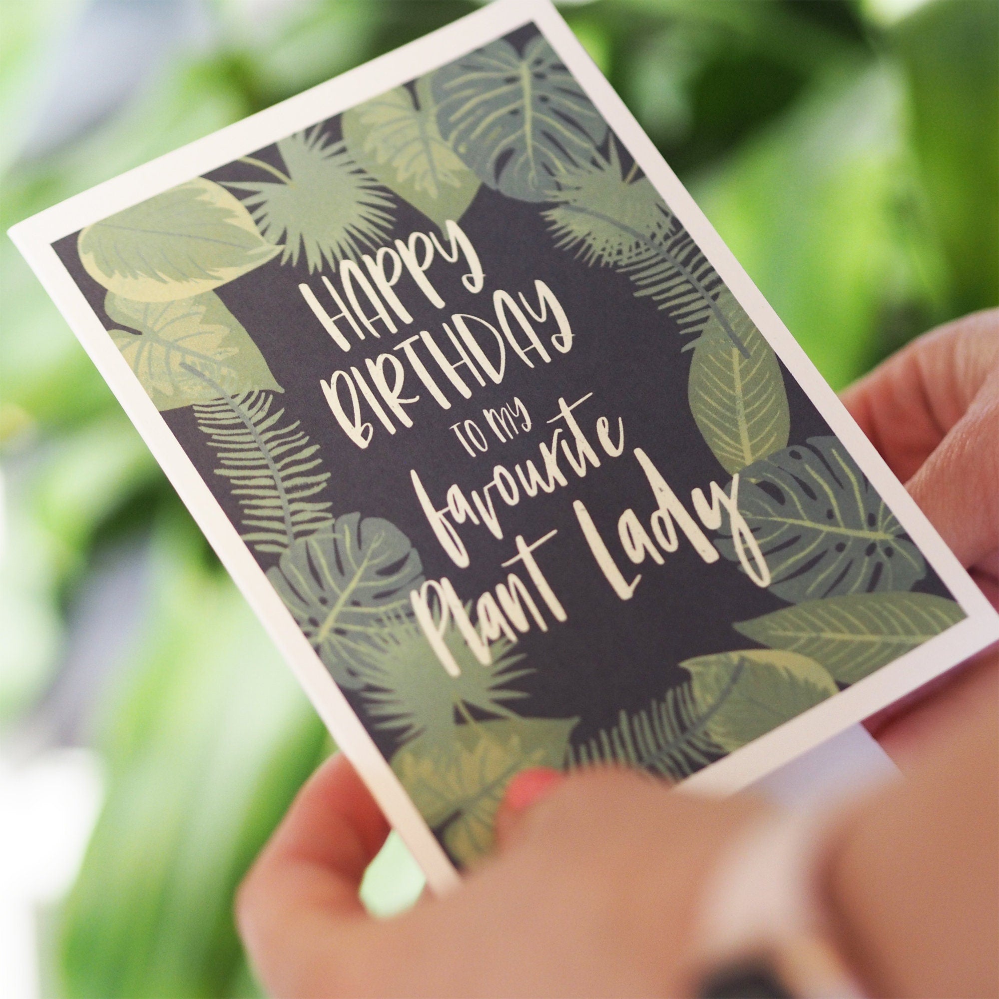 Favourite Plant Lady Birthday Card