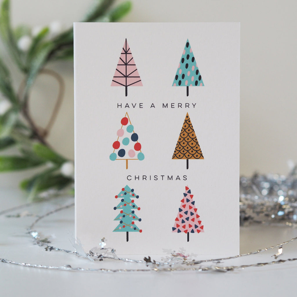 Have A Merry Christmas Card - Christmas Tree Card - Christmas Card