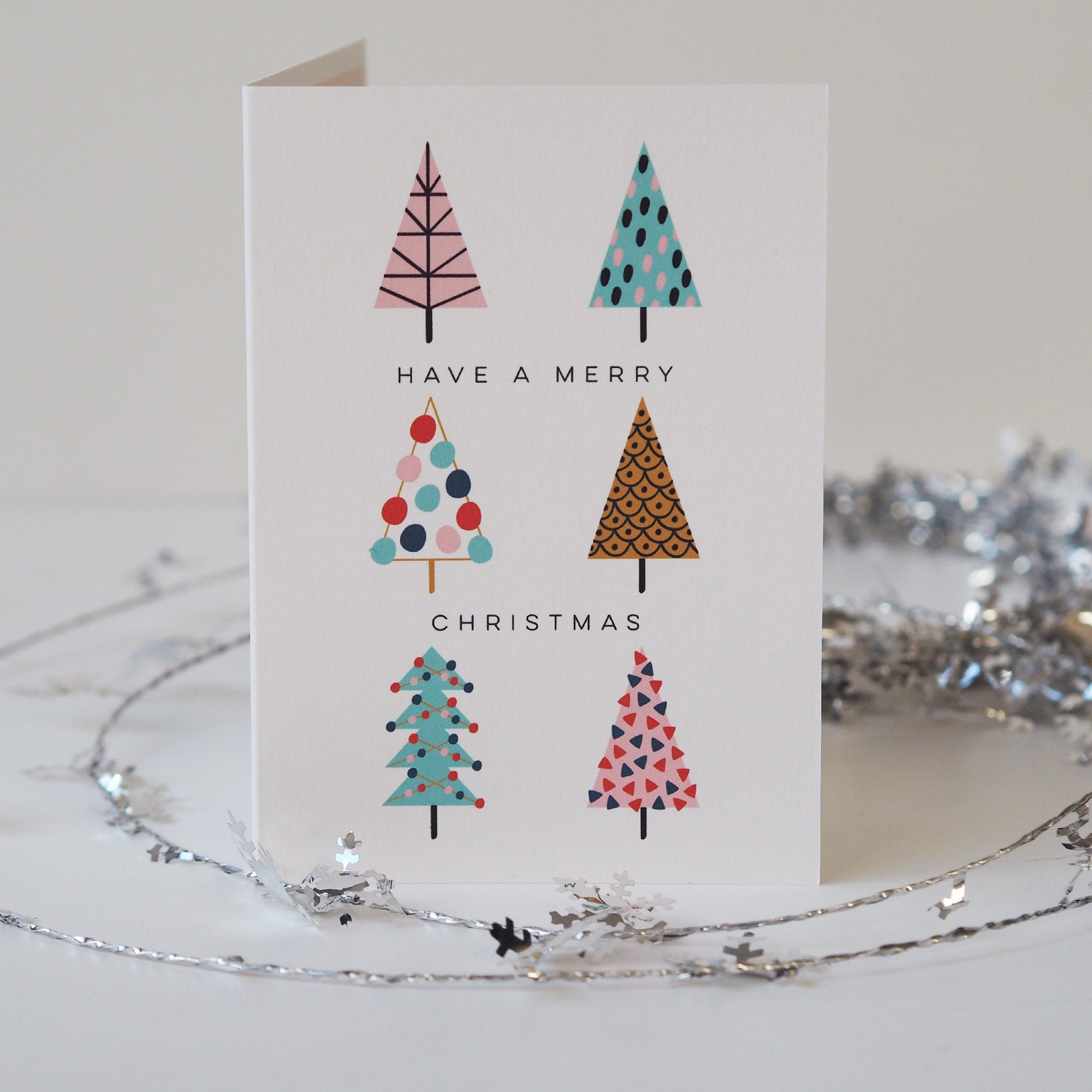 Have A Merry Christmas Card - Christmas Tree Card - Christmas Card