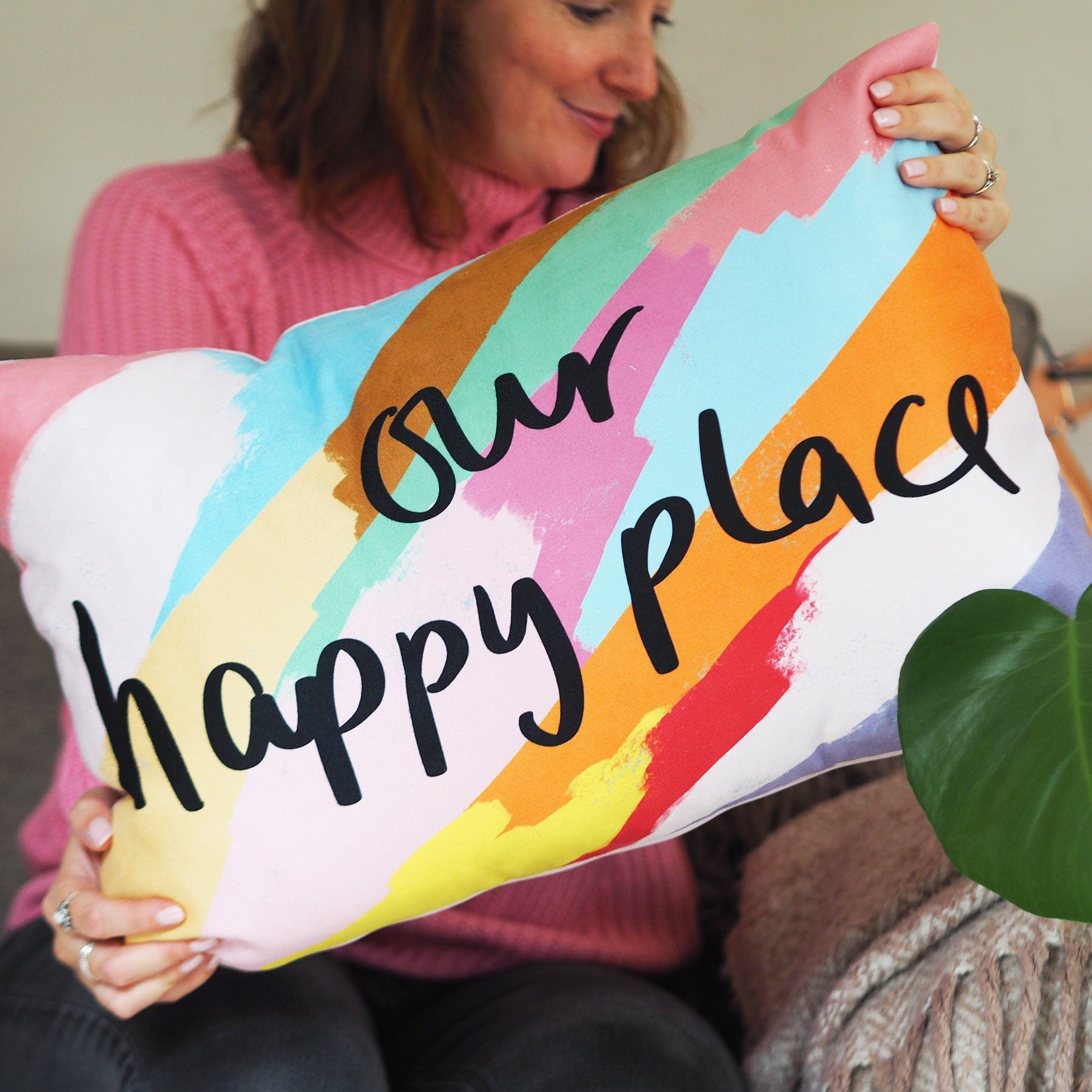Our Happy Place Cushion