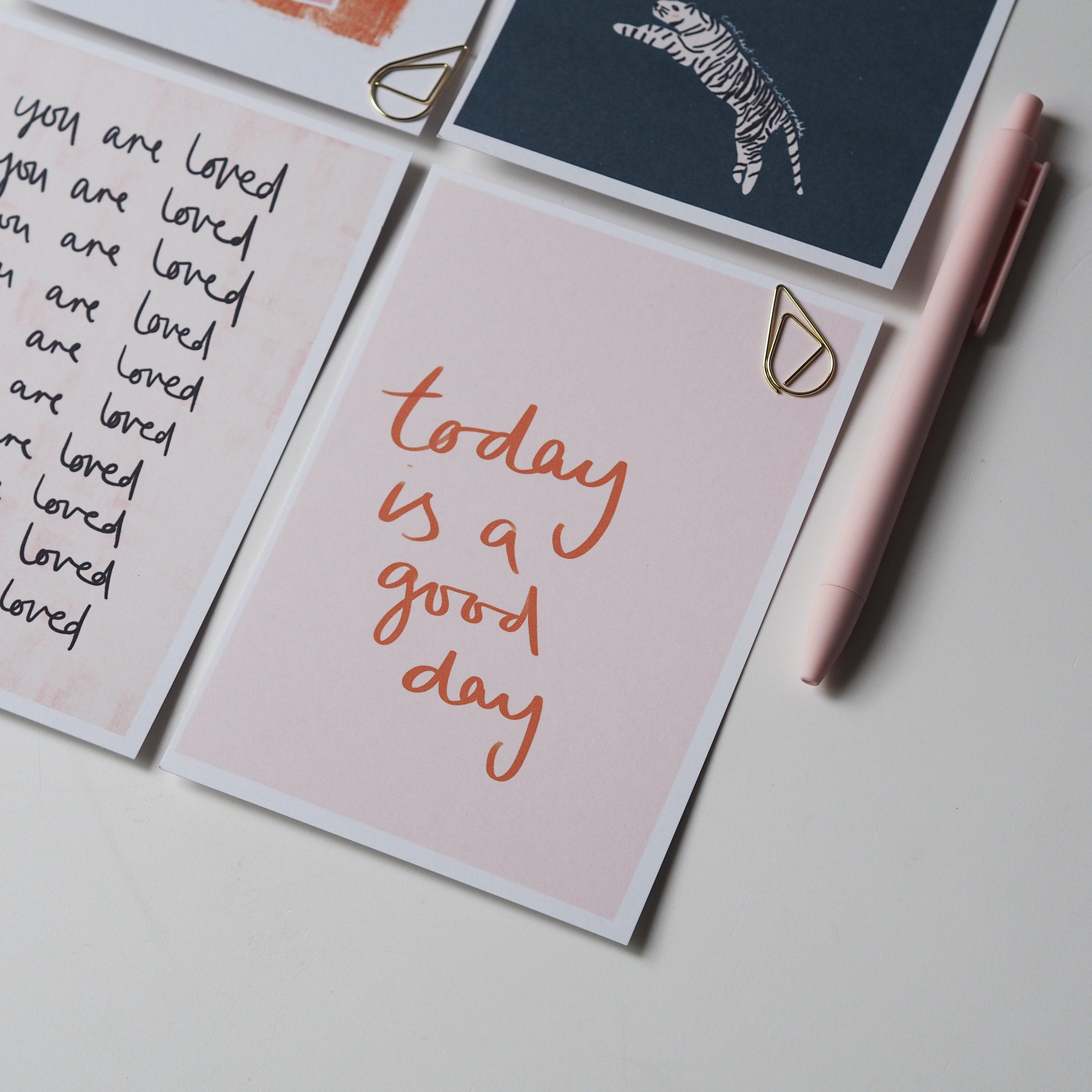 Postcards of Positivity, Set of 6 A6 postcards
