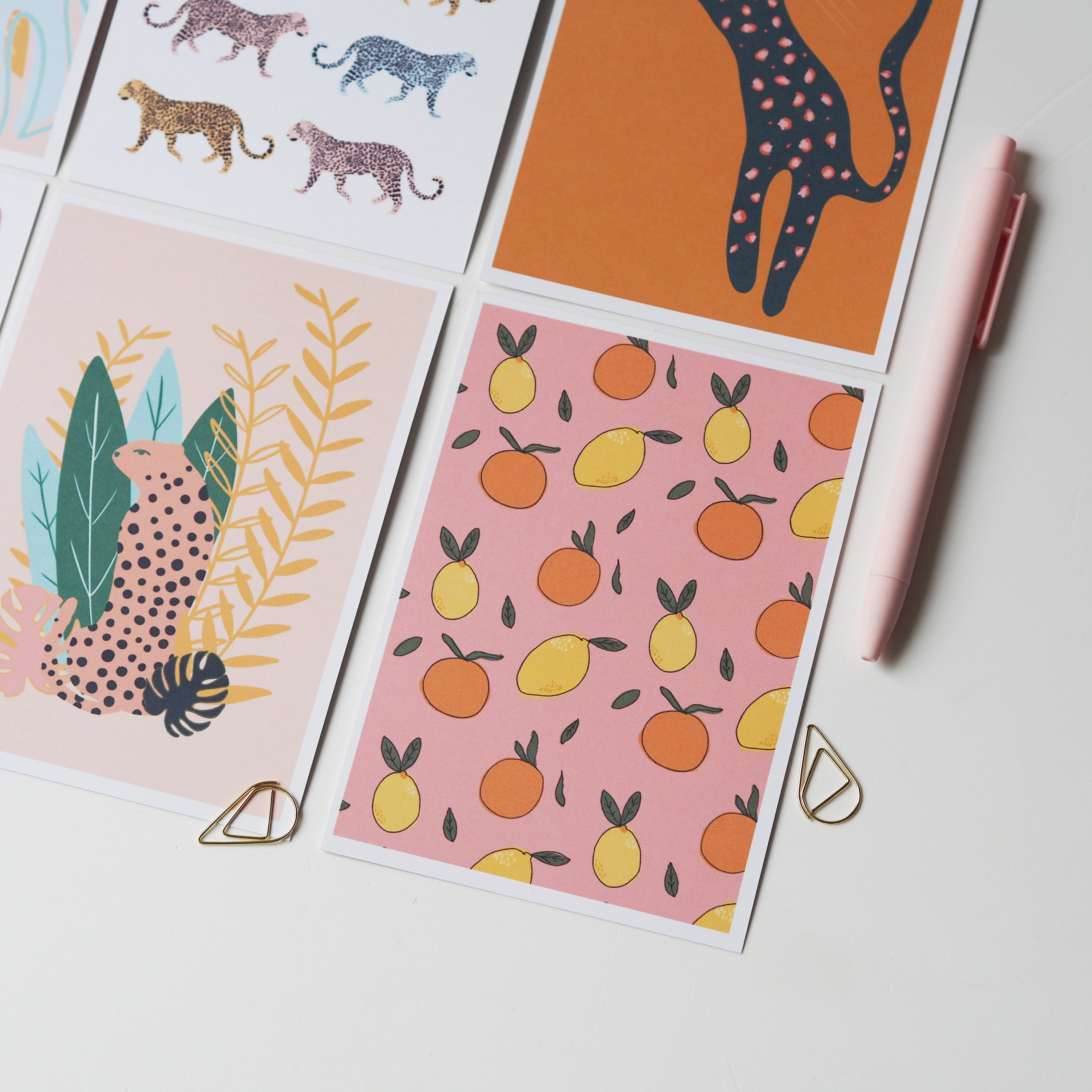 Tropical Postcards, Set of 6 A6 postcards