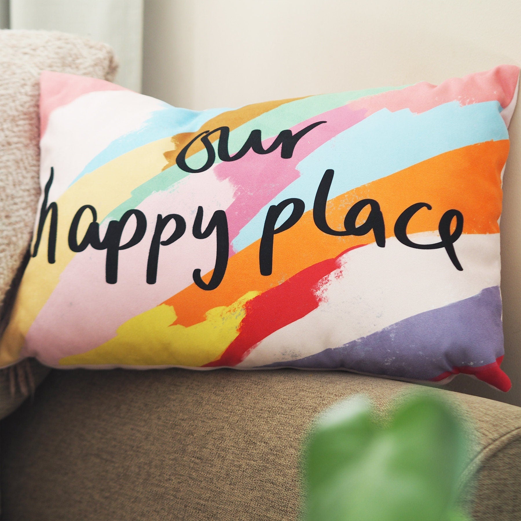 Our Happy Place Cushion