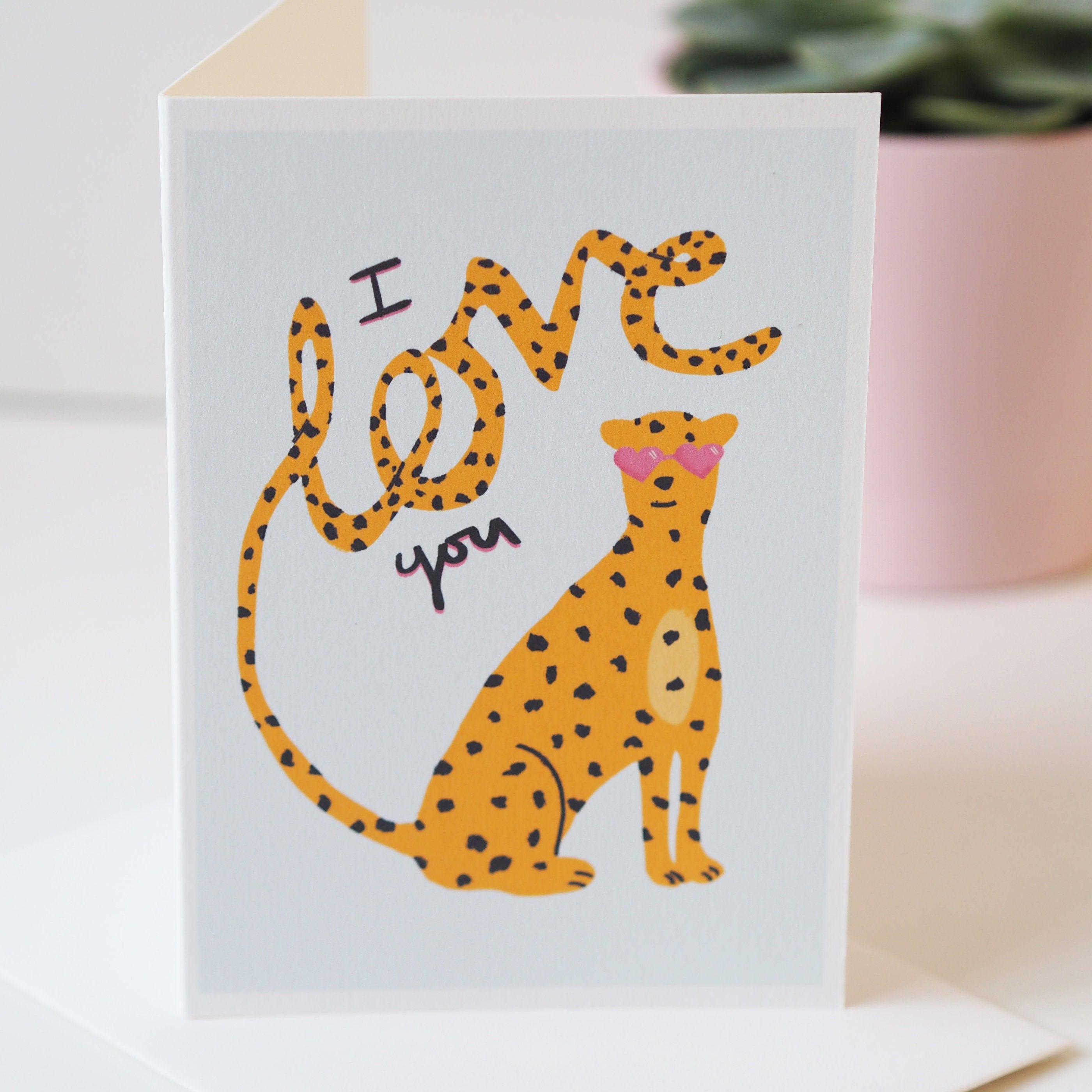 Leopard Love Valentine's Day Card