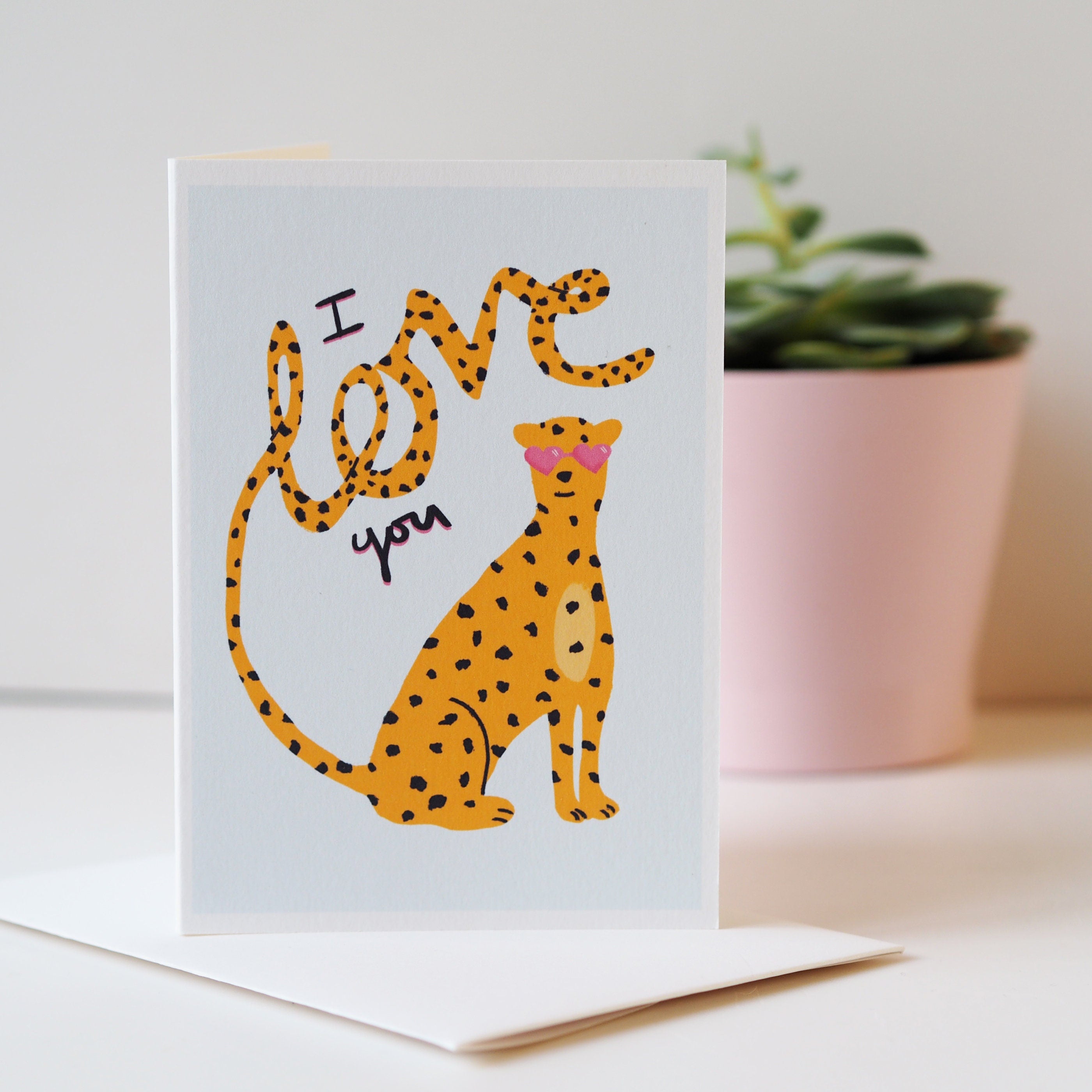 Leopard Love Valentine's Day Card