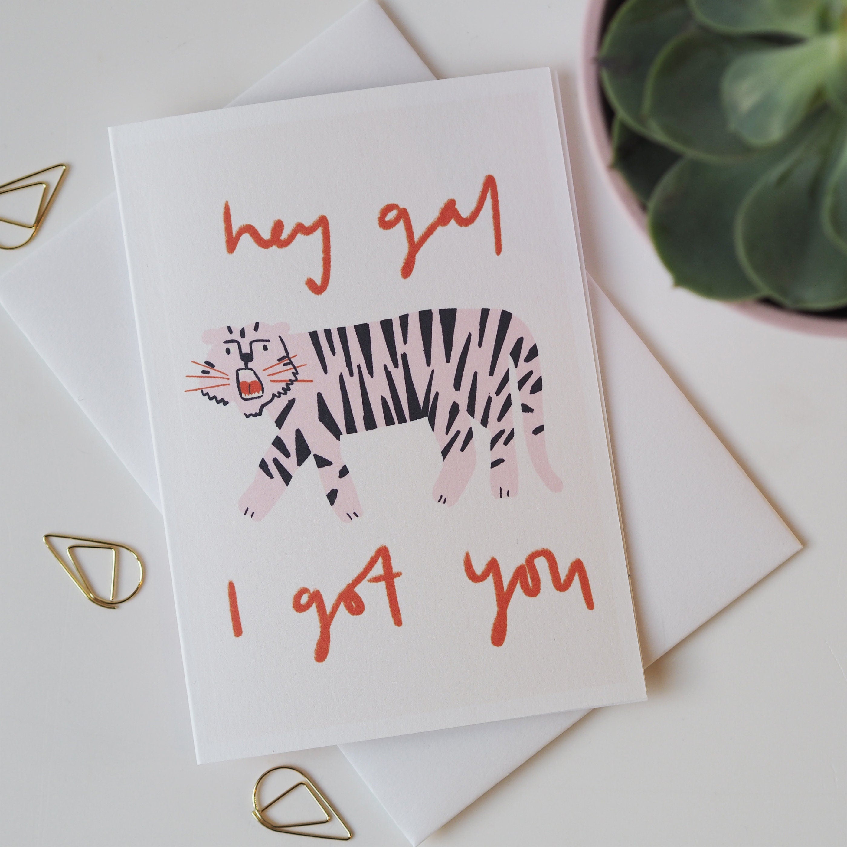 Hey Gal, I Got You Friendship Galentine's Card