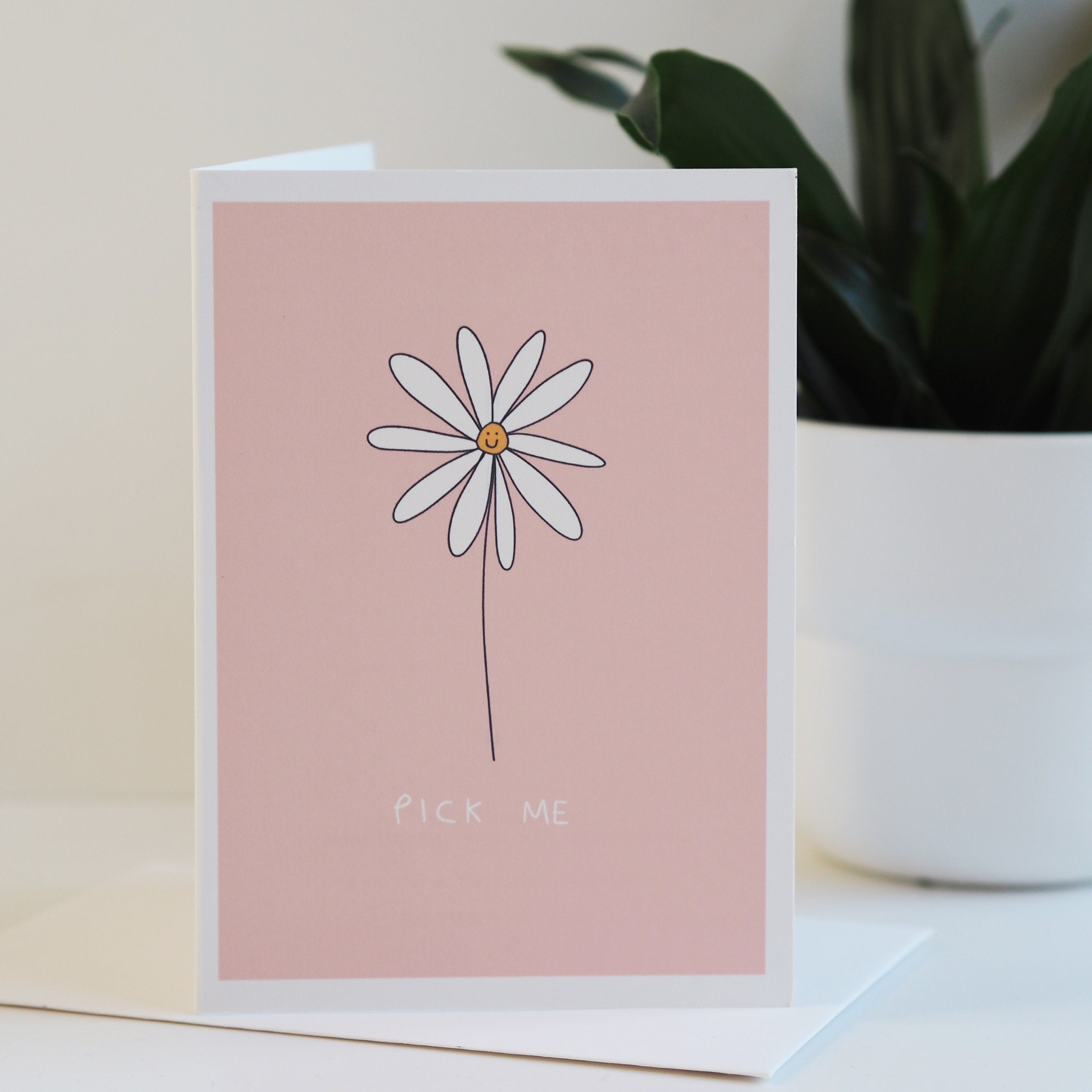 Pick Me Daisy Valentine's Day Card