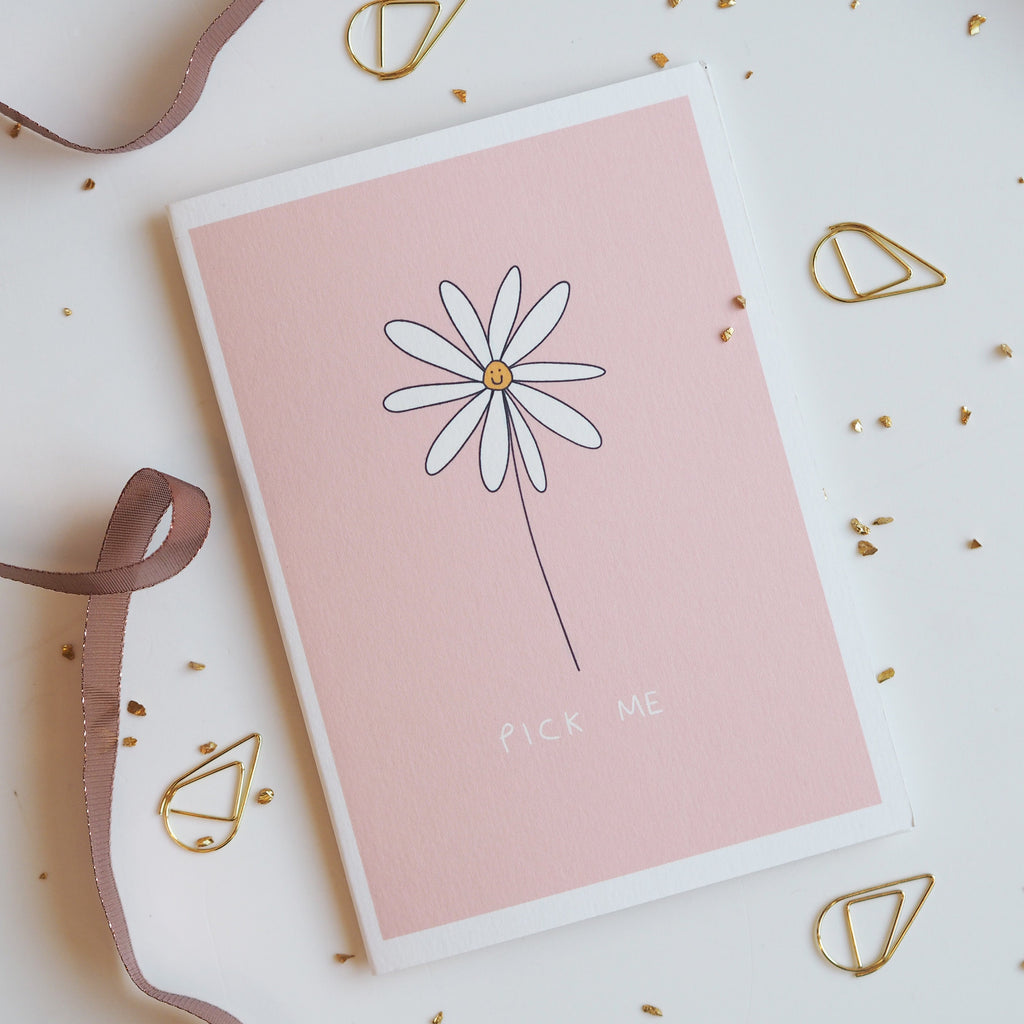 Pick Me Daisy Valentine's Day Card