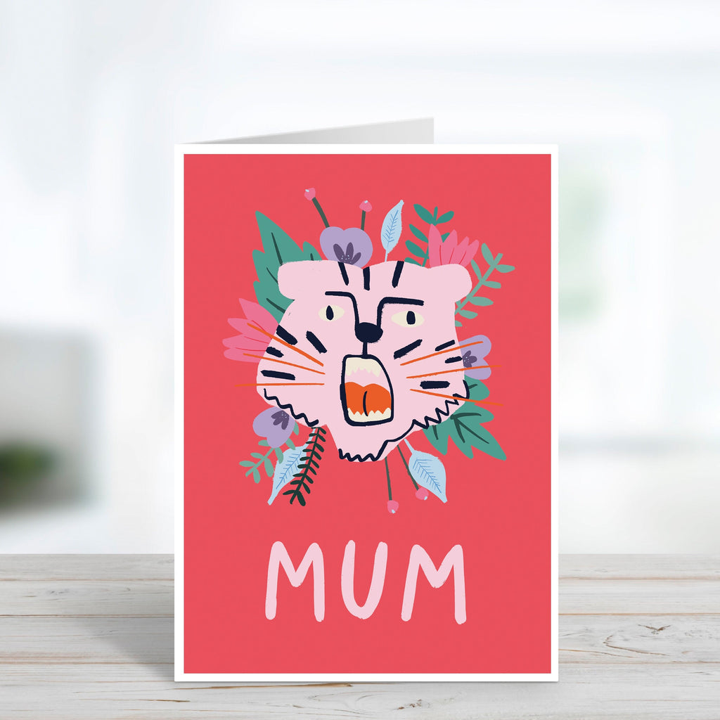 Tiger Mum Mother's Day Card