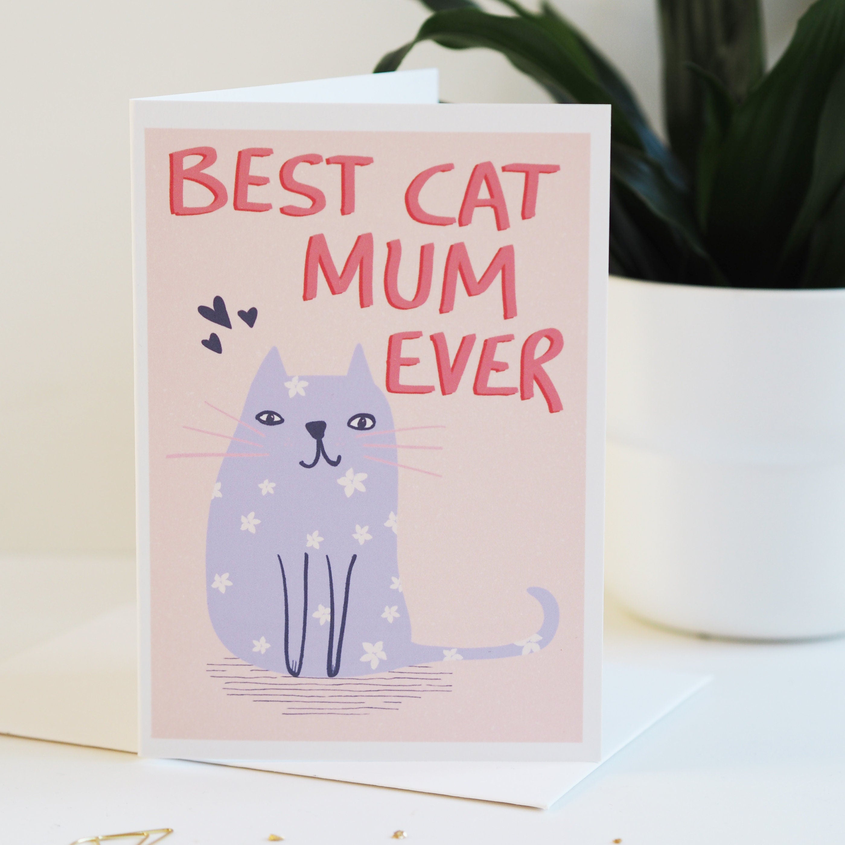 Best Cat Mum Ever Mother's Day Card