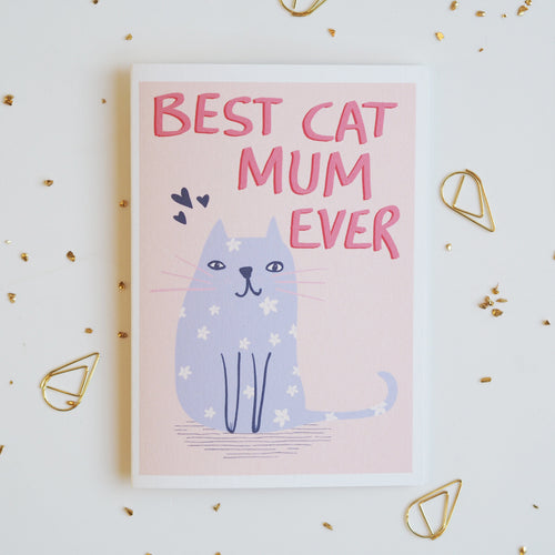 Best Cat Mum Ever Mother's Day Card