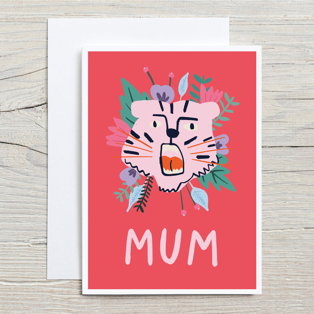 Tiger Mum Mother's Day Card