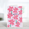Pink Floral Mother's Day Card