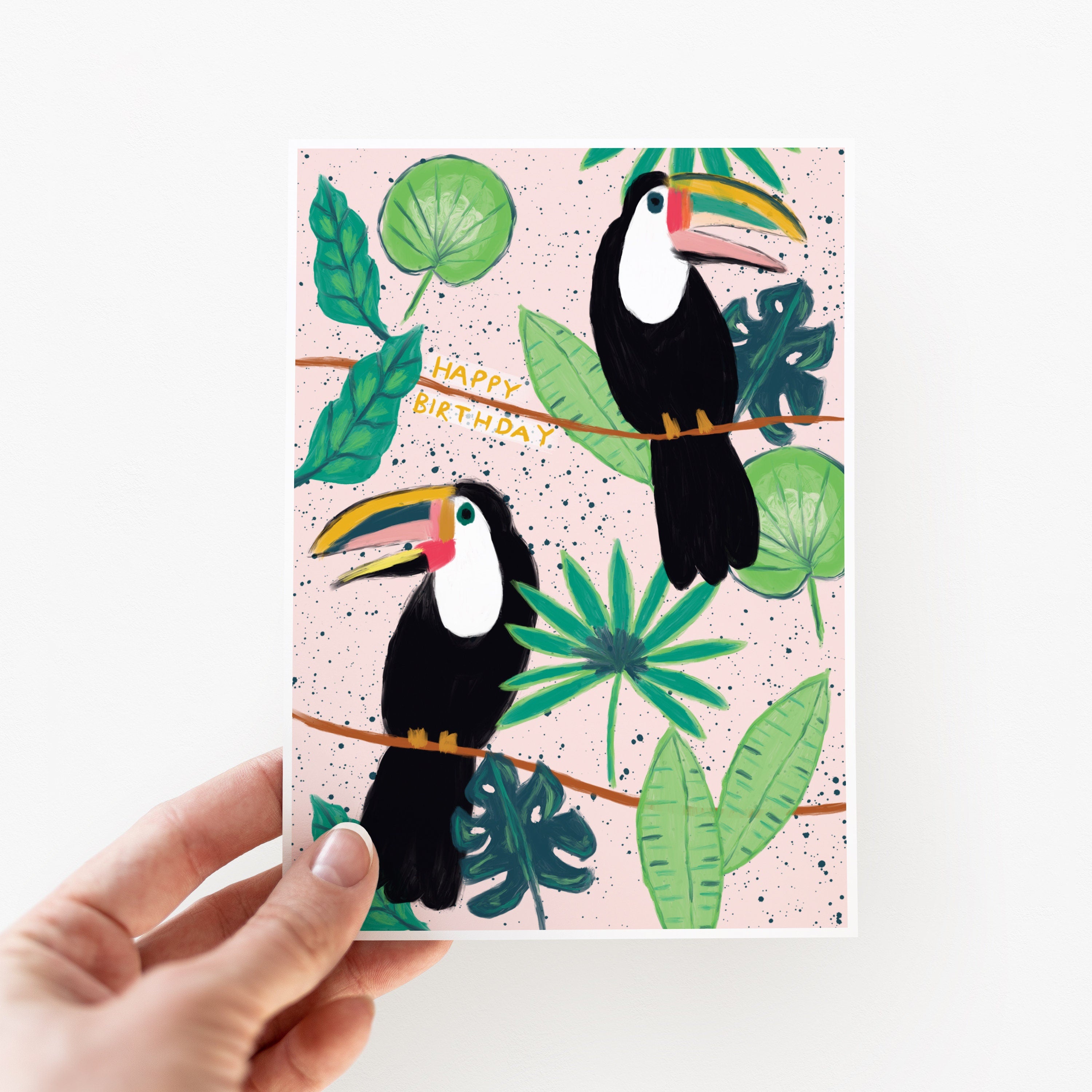 Tropical Toucan Birthday Card