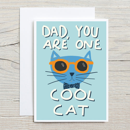 Cool Cat Father's Day Card