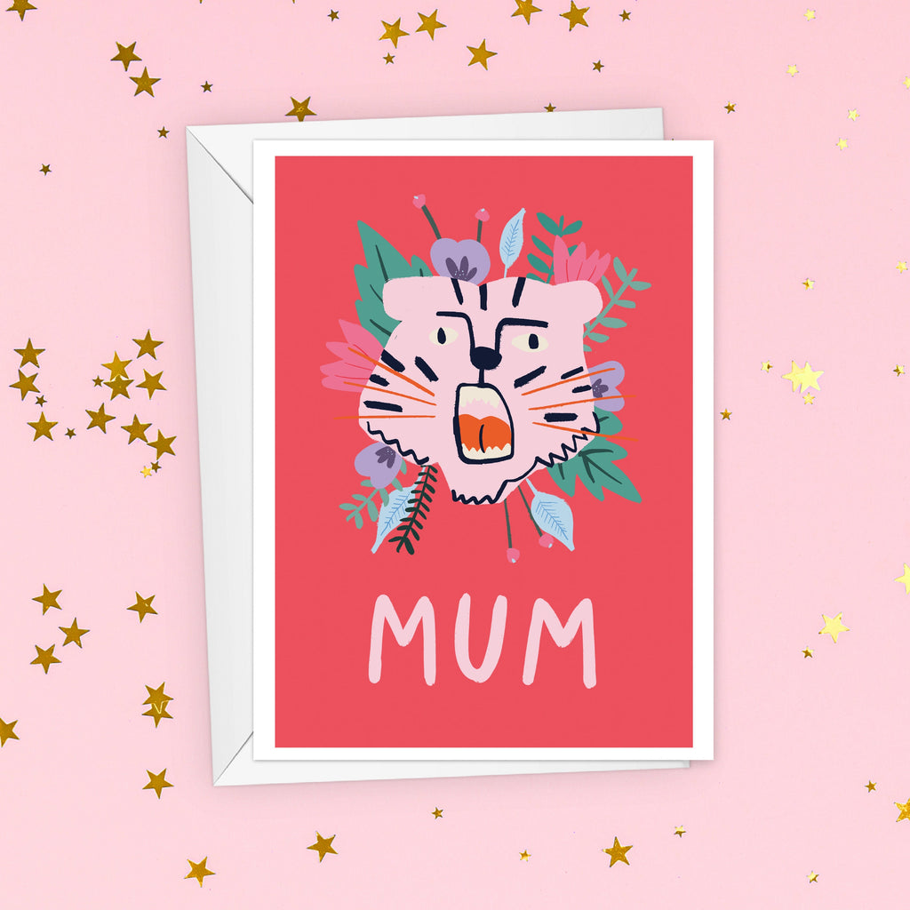 Tiger Mum Mother's Day Card