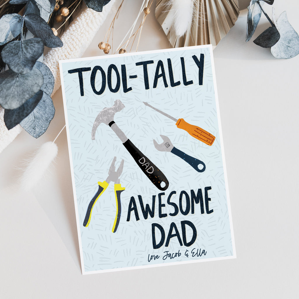 Tool-tally Awesome Dad Father's Day Card