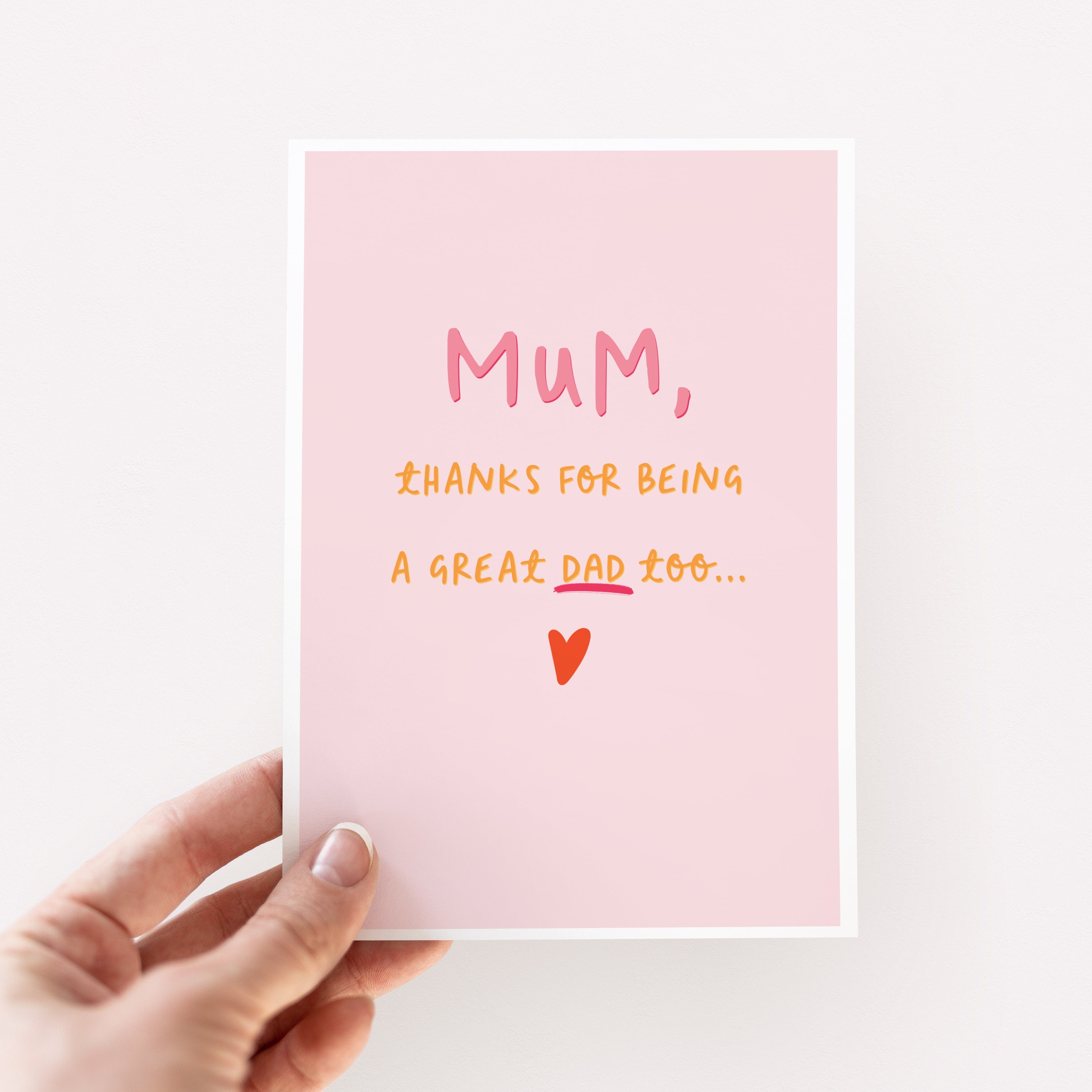 Father's Day Card For Mum