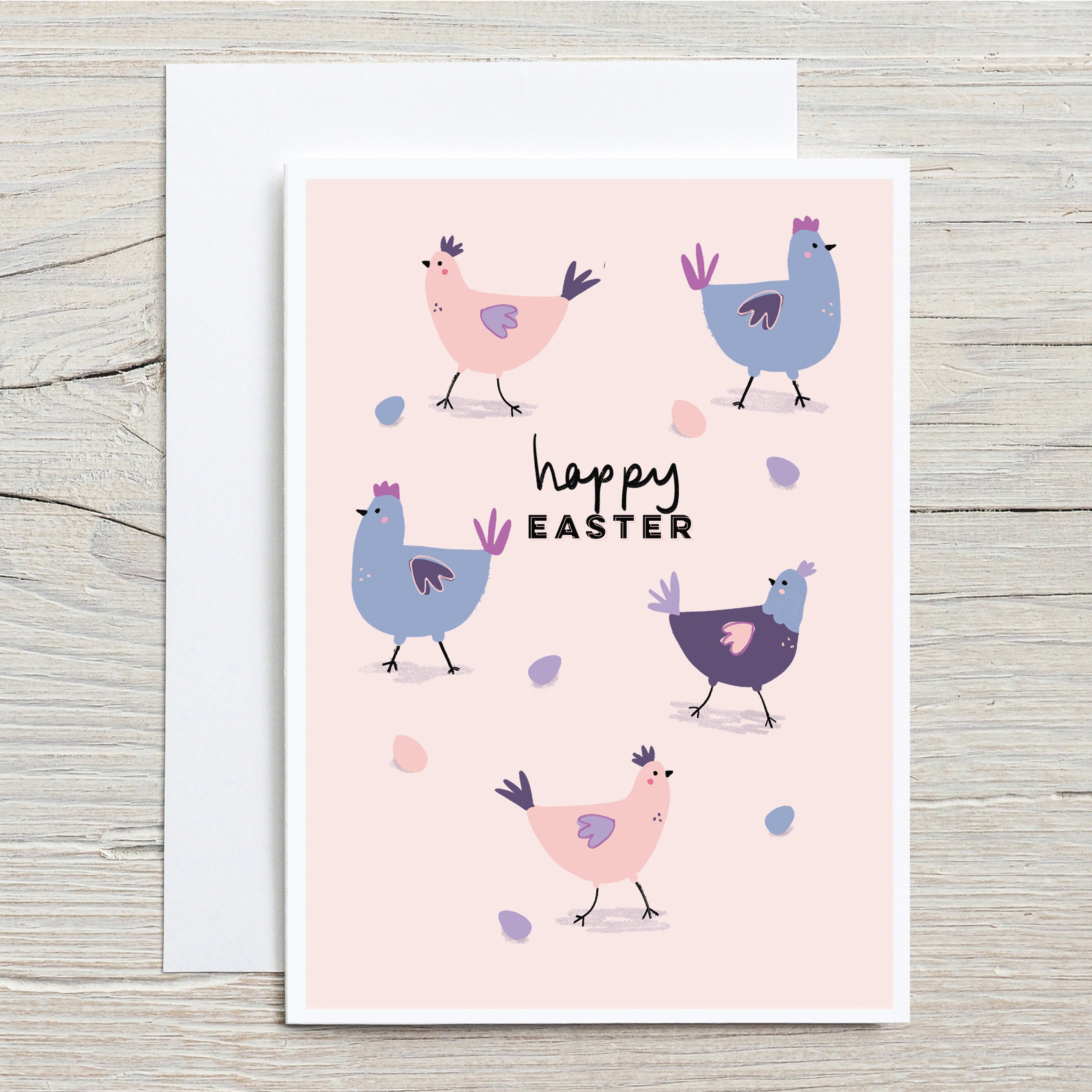 Easter Chickens Happy Easter Card