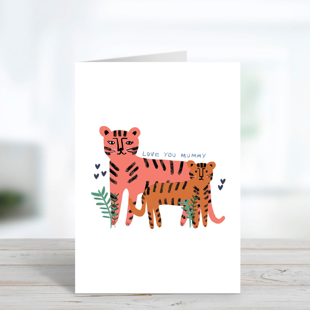 Tiger Mummy Mother's Day Card