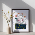 Lady Love Illustrated Art Print